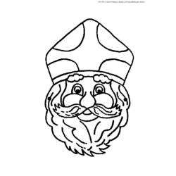 Раскраска: Святой николай (Праздники и особые случаи) #59335 - Бесплатные раскраски для печати