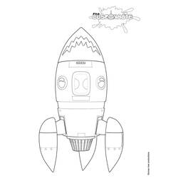 Раскраска: космонавт (Профессии и профессии) #87697 - Раскраски для печати
