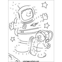 Раскраска: космонавт (Профессии и профессии) #87703 - Раскраски для печати