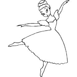 Раскраска: Танцор (Профессии и профессии) #92110 - Раскраски для печати