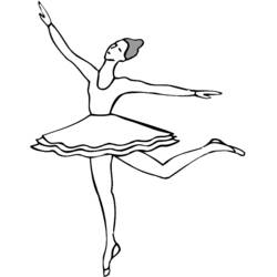 Раскраска: Танцор (Профессии и профессии) #92132 - Раскраски для печати