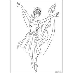 Раскраска: Танцор (Профессии и профессии) #92152 - Бесплатные раскраски для печати