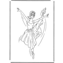 Раскраска: Танцор (Профессии и профессии) #92227 - Бесплатные раскраски для печати