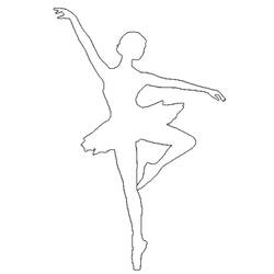 Раскраска: Танцор (Профессии и профессии) #92281 - Раскраски для печати