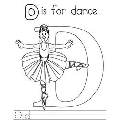 Раскраска: Танцор (Профессии и профессии) #92315 - Бесплатные раскраски для печати