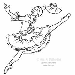 Раскраска: Танцор (Профессии и профессии) #92334 - Раскраски для печати