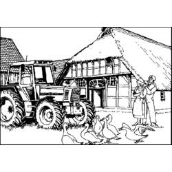 Раскраска: фермер (Профессии и профессии) #96216 - Раскраски для печати