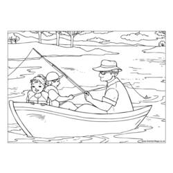 Раскраска: рыбак (Профессии и профессии) #104053 - Раскраски для печати