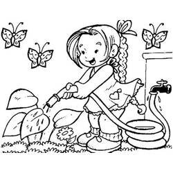 Раскраска: садовник (Профессии и профессии) #98639 - Раскраски для печати