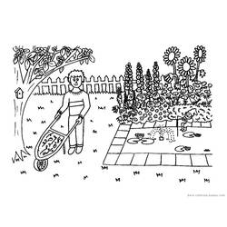 Раскраска: садовник (Профессии и профессии) #98667 - Раскраски для печати