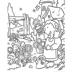 Раскраска: садовник (Профессии и профессии) #98770 - Раскраски для печати