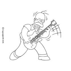 Раскраска: гитарист (Профессии и профессии) #98059 - Раскраски для печати