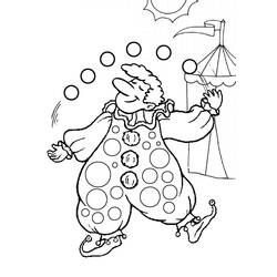 Раскраска: жонглер (Профессии и профессии) #99222 - Раскраски для печати