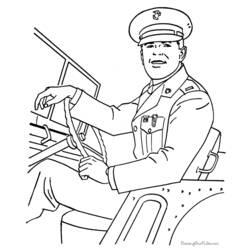 Раскраска: военные (Профессии и профессии) #102236 - Раскраски для печати