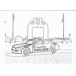 Раскраска: полицейский (Профессии и профессии) #105440 - Раскраски для печати