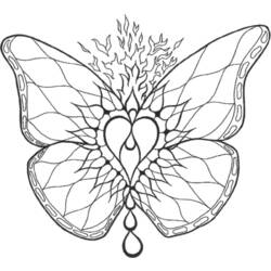 Раскраска: Бабочка Мандалы (мандалы) #117382 - Раскраски для печати