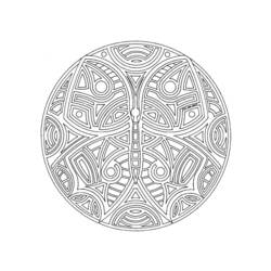 Раскраска: Бабочка Мандалы (мандалы) #117384 - Раскраски для печати
