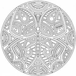 Раскраска: Бабочка Мандалы (мандалы) #117388 - Раскраски для печати