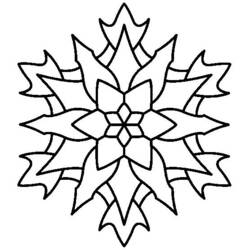 Раскраска: Flocon Mandalas (мандалы) #117605 - Раскраски для печати
