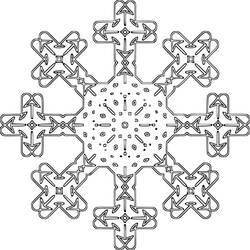 Раскраска: Flocon Mandalas (мандалы) #117688 - Раскраски для печати