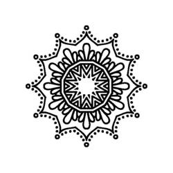 Раскраска: Flocon Mandalas (мандалы) #117775 - Раскраски для печати