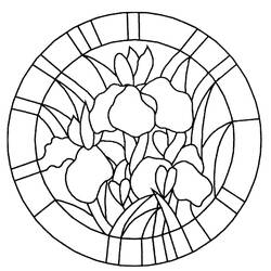 Раскраска: Цветы мандалы (мандалы) #117031 - Раскраски для печати