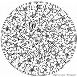 Раскраска: Цветы мандалы (мандалы) #117038 - Бесплатные раскраски для печати