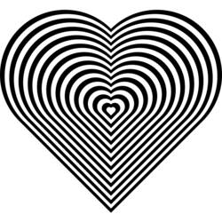Раскраска: Сердце Мандалы (мандалы) #116710 - Раскраски для печати