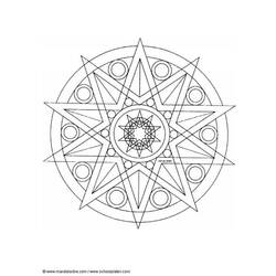 Раскраска: Звездные мандалы (мандалы) #117949 - Раскраски для печати