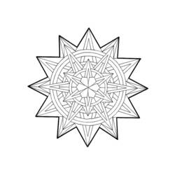 Раскраска: Звездные мандалы (мандалы) #117950 - Раскраски для печати