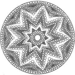 Раскраска: Звездные мандалы (мандалы) #117957 - Раскраски для печати
