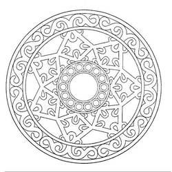 Раскраска: Звездные мандалы (мандалы) #117959 - Раскраски для печати