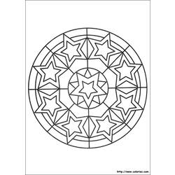 Раскраска: Звездные мандалы (мандалы) #117964 - Раскраски для печати
