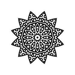 Раскраска: Звездные мандалы (мандалы) #117967 - Раскраски для печати