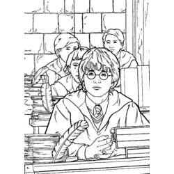 Раскраска: Гарри Поттер (кино) #69528 - Бесплатные раскраски для печати