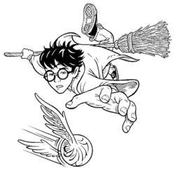Раскраска: Гарри Поттер (кино) #69581 - Бесплатные раскраски для печати