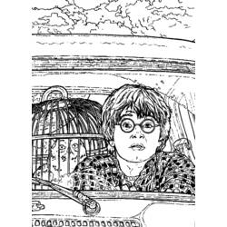 Раскраска: Гарри Поттер (кино) #69749 - Бесплатные раскраски для печати
