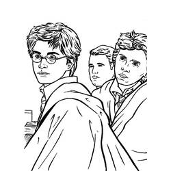 Раскраска: Гарри Поттер (кино) #69840 - Бесплатные раскраски для печати