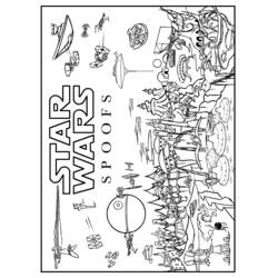 Раскраска: Звездные войны (кино) #70575 - Бесплатные раскраски для печати