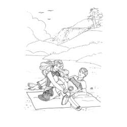 Раскраска: Лето (Природа и Времена года) #165357 - Бесплатные раскраски для печати