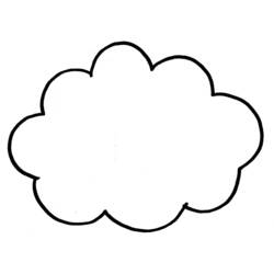 Раскраска: облако (природа) #157313 - Раскраски для печати
