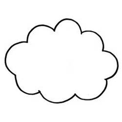Раскраска: облако (природа) #157320 - Раскраски для печати