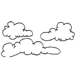 Раскраска: облако (природа) #157323 - Раскраски для печати