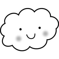 Раскраска: облако (природа) #157325 - Раскраски для печати