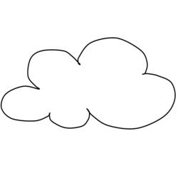Раскраска: облако (природа) #157327 - Раскраски для печати