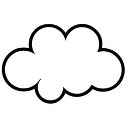Раскраски: облако - Раскраски для печати