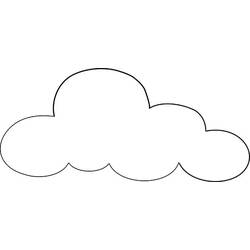 Раскраска: облако (природа) #157392 - Бесплатные раскраски для печати