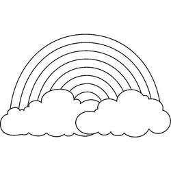 Раскраска: облако (природа) #157440 - Раскраски для печати