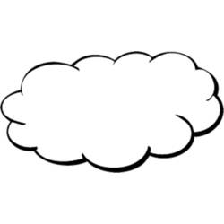 Раскраска: облако (природа) #157469 - Раскраски для печати