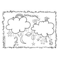 Раскраска: облако (природа) #157549 - Бесплатные раскраски для печати